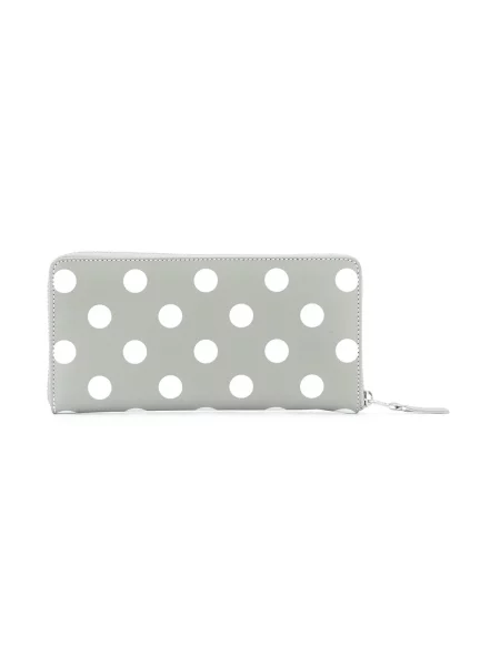 Puntíkatá peněženka Comme Des Garçons Wallet šedá