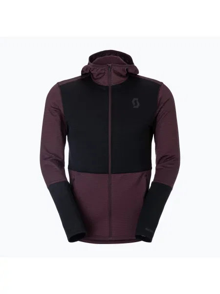 Hanorac din fleece Scott din fleece negru