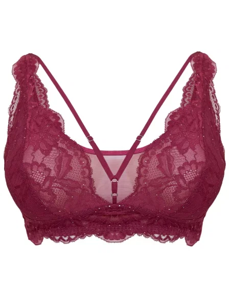 SugarShape Sutien bordeaux roșu