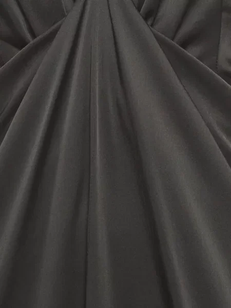 Rochie maxi Moschino Cheap & Chic drapată negru