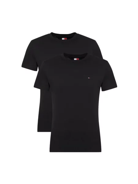 Tommy Jeans t-shirt gładki czarny