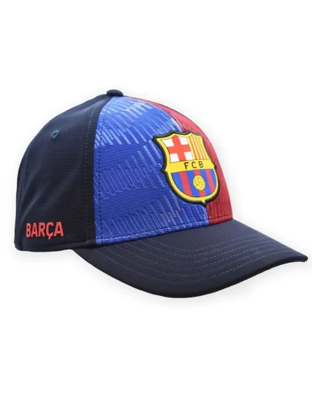 FC Barcelona czapka z daszkiem bejsbolówka junior granatowa niebieska