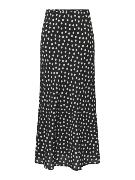 JDY Fustă JDYVera negru / murdar alb