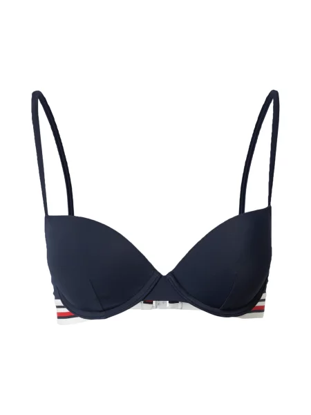 Tommy Hilfiger Underwear Sutien costum de baie bleumarin / roșu alb
