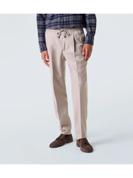 Pantaloni Slowear de lână bej