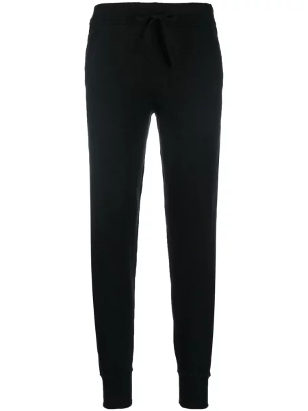 Pantaloni Lauren Ralph Lauren tricotate negru