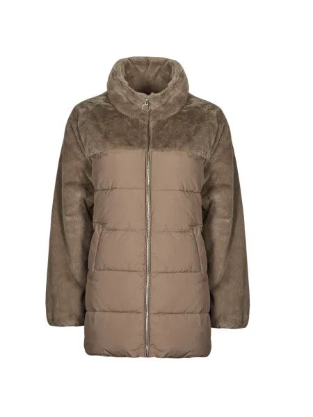 Palton de blană Only maro