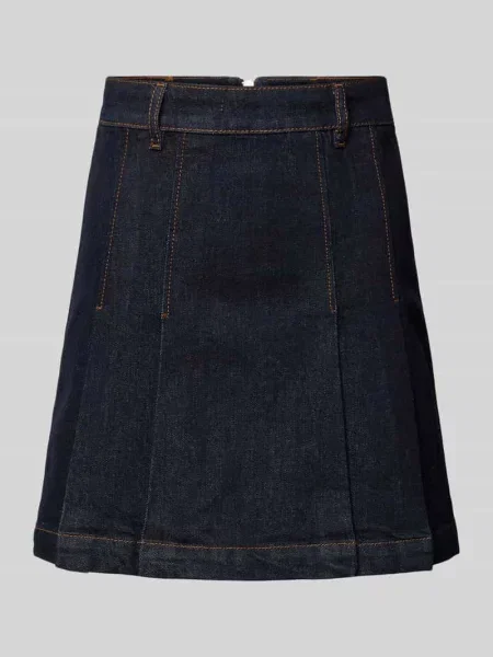 Spódnica jeansowa mini z mieszanki bawełny model ‘GERELISE’ Hugo granatowa