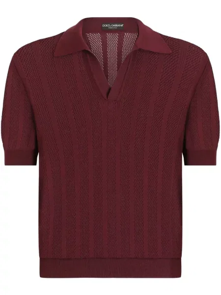 Polo Dolce & Gabbana tricotate roșu