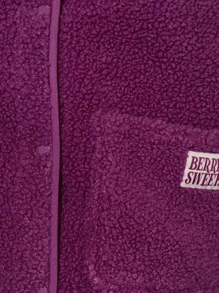 Garcia Kamizelka Z Futerka Pluszowego pink różowa