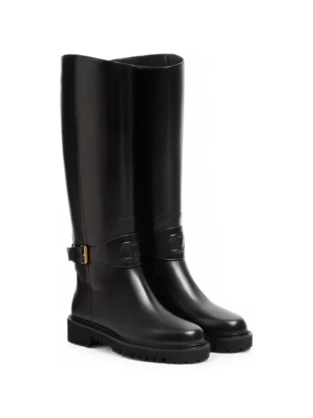 Botine Valentino Garavani cu cataramă negru