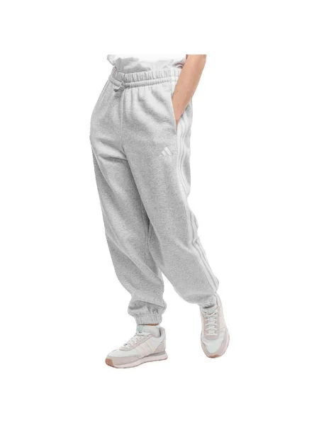 Hanorac sport Adidas din fleece alb