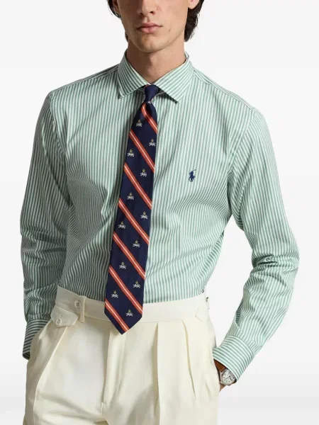 Șosete Polo Ralph Lauren cu broderie în carouri de flanelă verde