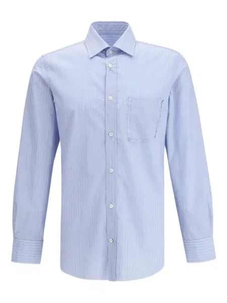 Риза Maison Margiela на райета синьо