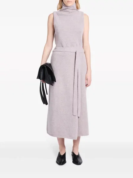 Pletené midi sukně Proenza Schouler White Label po kolena bílé