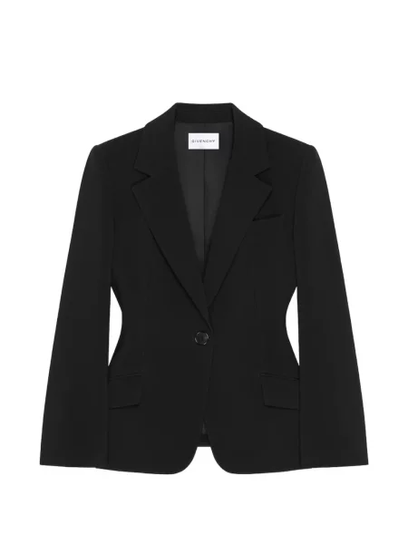 Geacă Givenchy cu un singur rând de nasturi negru