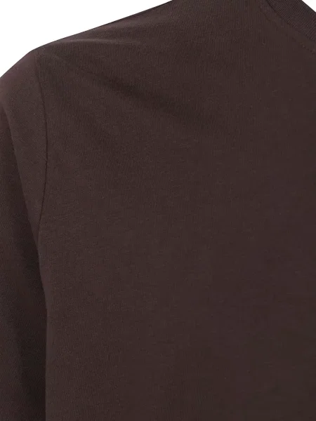Tricou Woc cu decolteu rotund maro