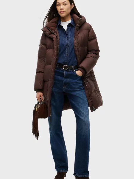 Пуховик Tommy Hilfiger коричневий