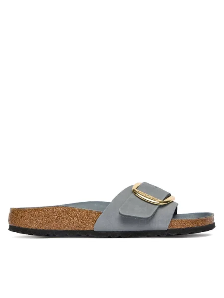 Papucs Birkenstock Madrid Big Buckle Hex szürke