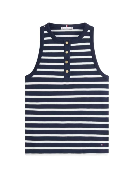 Топ Tommy Hilfiger синьо