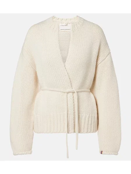 Cardigan Extreme Cashmere din cașmir plic alb