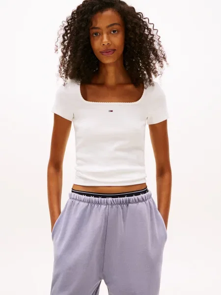 Tommy Jeans Kratka majica bela