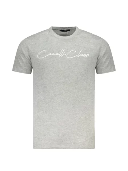 Scurt tricou Cavalli Class cu imagine gri