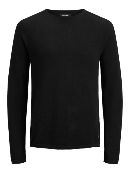 JACK & JONES Πουλόβερ JJEHill' μαύρο