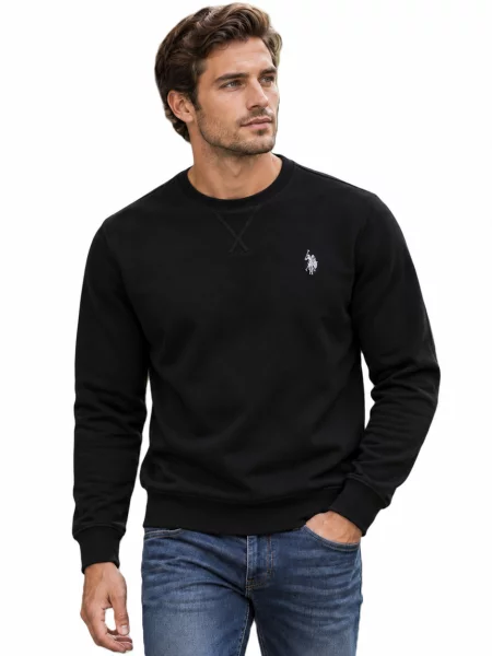 Polo majica Us Polo Assn crna