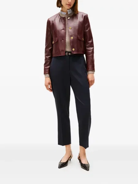 Pantaloni Tommy Hilfiger cu autograf albastru