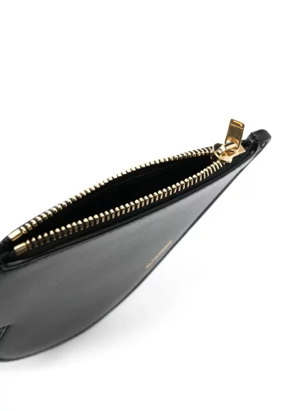 Geantă plic Jil Sander cu autograf negru