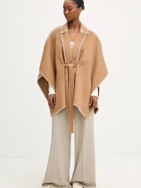 Пончо Morgan легке коричневий