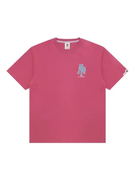 Tricou Aape By A Bathing Ape cu imagine cu decolteu rotund roz