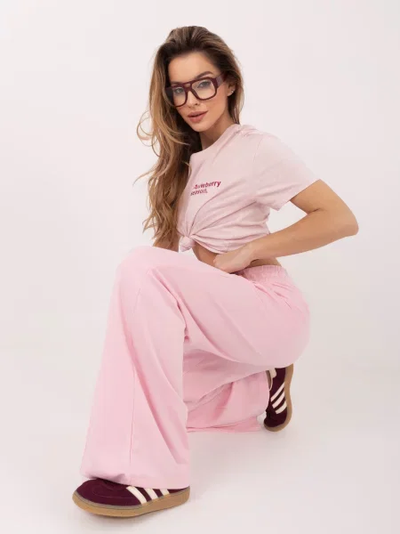 Pantaloni Rue Paris roz