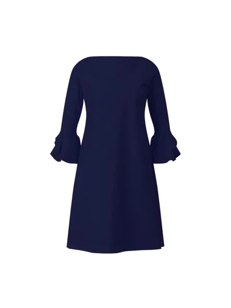 Sukienka midi Chiara Boni do kolan niebieska