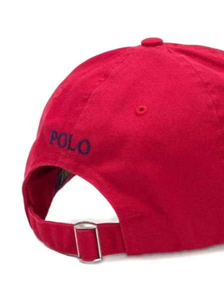 Șosete Polo Ralph Lauren cu broderie în carouri plisate albastru