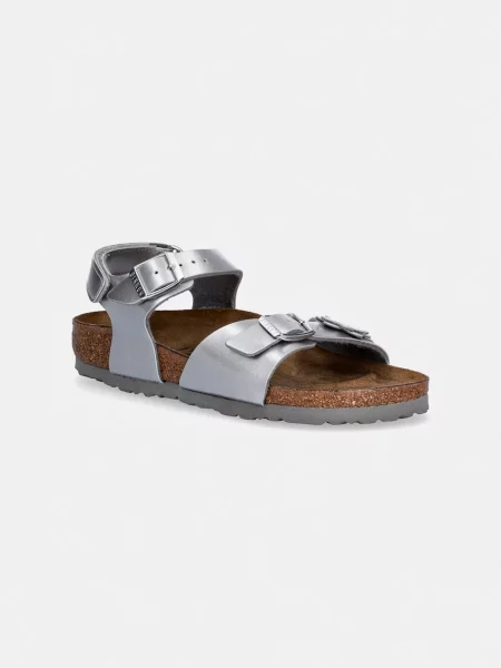Sandali Birkenstock Rio As Flowers D Srebrna