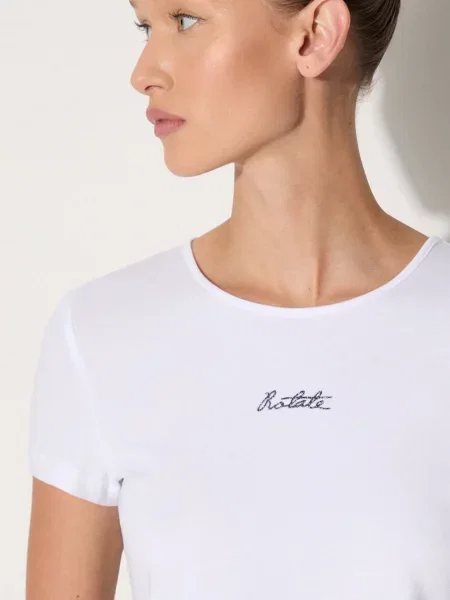 Rotate tricou femei alb