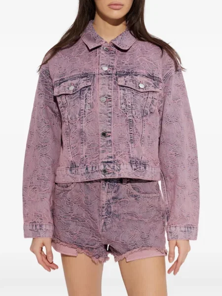 Geacă de blugi A Bathing Ape® roz
