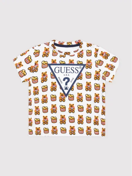 Guess Tricou alb