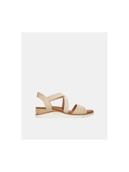 Boho sandály Skechers růžové