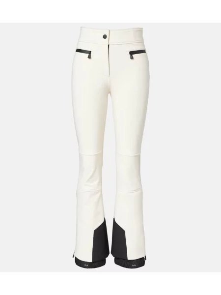 Jeździć na nartach spodnie dresowe Moncler Grenoble białe