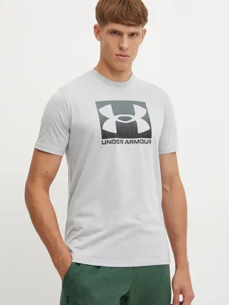 Under Armour tričko pánske BOXED SPORTS UPDATED sivá