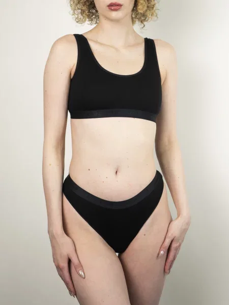 Топ Elegante черный