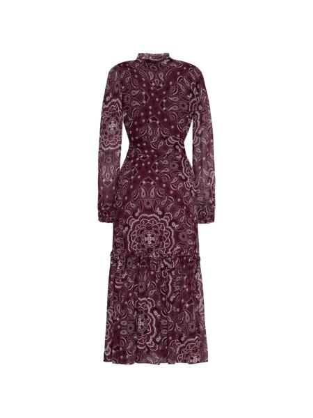 Rochie Cara Cara cu imagine cu model paisley roșu