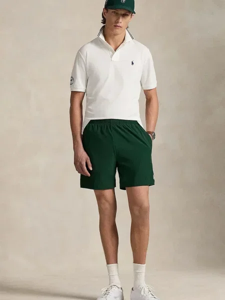 Однотонное поло Polo Ralph Lauren белое