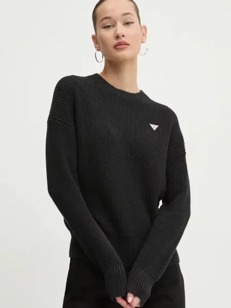 GUESS JEANS Pulover negru