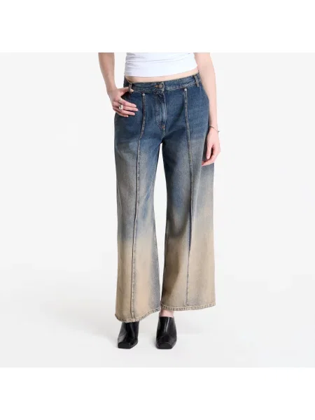 Pantaloni Palm Angels albastru