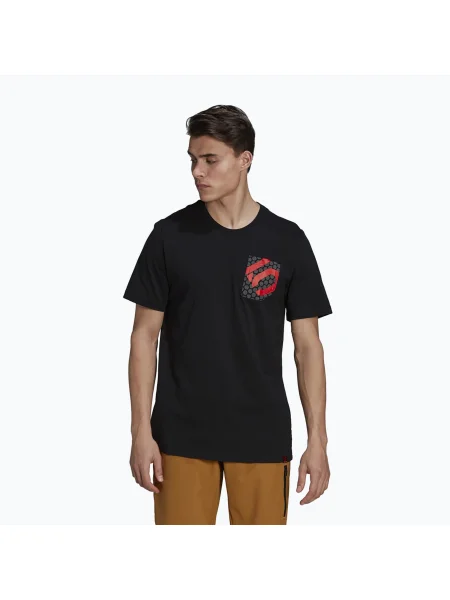 Tricou de ciclism pentru bărbați adidas FIVE TEN Brand Of The Brave Tee black negru