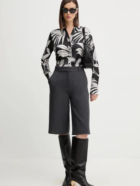 Сорочка Guess CONCETTA regular класичний комір чорний